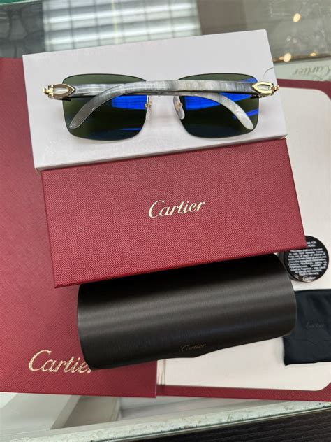 buy cartier sunglasses online india|cartier white buff sunglasses.